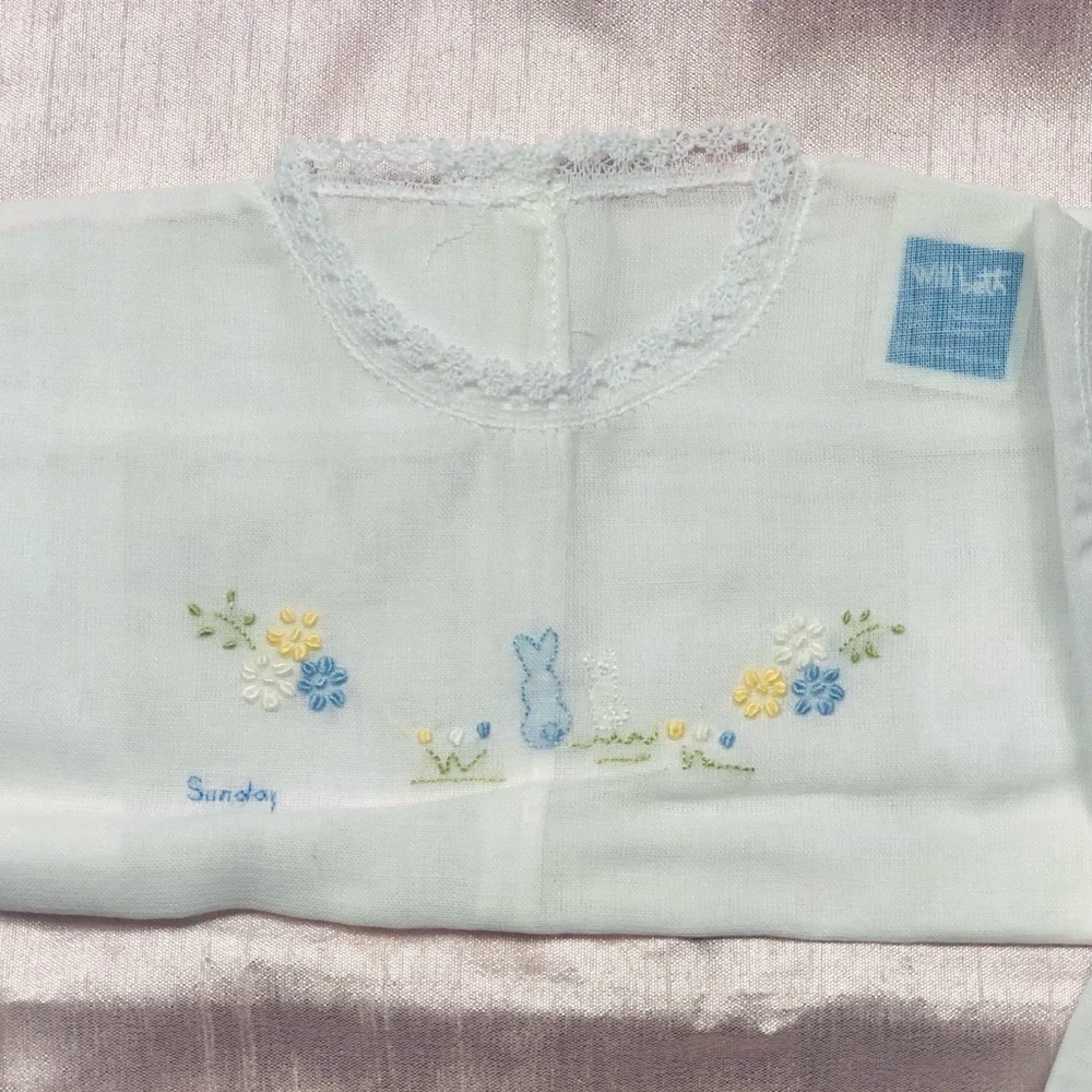 New Wilbeth Embroidered Days of the Week Bibs
